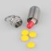 SW913 Micro Titanium Portable Pill Case Keychain Waterproof Mini Pill Holder for Outdoor Travel & Camping | Ultra Lightweight 0.28OZ - Buy Online on GoSupps.com