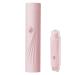 Womens shaver double head cordless waterproof for intimate area body trimmer for sensitive skin and Pink