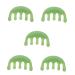 Frcolor 5st massage comb hair massage device scalp nurse men head scalp comb massage devices house supplies hair comb from wooden travel broad household products