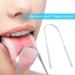 Lutiore Steel Tongue Scraper Cleaner - Reusable Tool for Fresh Breath | Effective Tongue Cleaning for Bad Breath - Buy Online on GoSupps.com