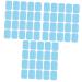 Partykindom 60 STK fitness equipment belly trainer gel pads gel pads for hip trainer surface base pouch toner replacement gel pads Gel pads for abdominal stimulators hydrogel adhesive patch gel-pad