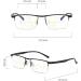 Eeiiey Sapphire High Hardness Anti-Blue Progressive Reading Glasses | Dual-Fair 2.0x Clarkod Presbyopic Spectacles for All-Day Comfort - Buy Online on GoSupps.com
