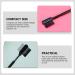 Lurrose Eye Penant Eyebrow Brush Set - 2 Dense Combs for Eyelashes & Eyebrows | Ultimate Mascara Tools & Accessories for Women & Girls - Buy Online on GoSupps.com