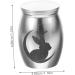 BESPORTBLE 4pcs Rabbit Urn Urns Small Pet Urn Bunny Mini Urn Metal Pet Urn Memorials Pet Urn Stainless Steel 4.00X3.00X3.00CMx4pcs Silverx4pcs - Buy Online on GoSupps.com