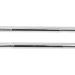 Eyeshadow Brush Silver Professional Soft Hair Eyelid Brush Double Ended Ergonomic for Makeup Artist for Home - Buy Online on GoSupps.com