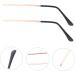 Lurrose Glasses Repair Set - 1 Pair of Glasses Legs Brakes Nasal Pads & Covers for Women - International Shipping Available - Buy Online on GoSupps.com