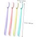 Sewoart 4-Piece Soft Cotton Toothbrush Set - Extra Soft Adult Toothbrushes with Quadratic Hole PP Handle - Ideal for Gentle Oral Care - Buy Online on GoSupps.com