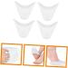 2 Pairs White Heel Protectors Pillow for High Heels | Dance Mat Sebs Heel Pads Toe Covers | Women's Pointed Shoes Toe Protectors - Buy Online on GoSupps.com