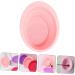 Angoily Cleaning Scrubber Makeup Brush Scrub Pad Travel Bowl Foldable Silica Gel Makeup Gadgets - Buy Online on GoSupps.com