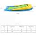 3/4 Shoe Insoles with Gel Heel Cushions for Heel Pain Relief - Achilles Tendonitis & Plantar Fasciitis Inserts - Shock Absorption & Cushioning - Unisex Yellow Small - Buy Online on GoSupps.com
