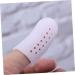 Lurrose Silicone Toe Bandage Tube Pad Cover Sleeve Protector Set - Big Toe Sleeve, Finger Protector, Corn White Size 2 - 2 Pairs - Buy Online on GoSupps.com