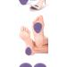 High Heel Cushion Pads - Gel Soft Ball of Foot Inserts | Anti-Slip Metatarsal Inserts for Pain Relief - 5 Pairs - White - Buy Online on GoSupps.com