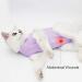 Ouuonno Cat Wound Recovery Suit - Abdominal Surgery Pajama for Cats & Dogs - Alternative to E-Collar - Size M - Violet - Buy Online on GoSupps.com