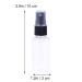 UEETEK 12pcs 30ml Portable Travel Spray Bottles Fine Mist Clear Plastic - Ideal for Travel & Toiletries - Buy Online on GoSupps.com