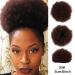 Natural Curly Afro Hair Bun Ponytail Extensions | Clip-In Hairpiece for Black Women - Buy Online on GoSupps.com