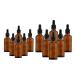 12pcs Flacons Compte-gouttes Liquides Bouteilles Pour Voyage Camping 50ml 100ml