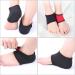 COHEALI Foot Heel Pads - 2Pcs Feet Care Covers for Plantar Fasciitis - Heel Support Sleeves with Anti-Cracking Cushion - Buy Online on GoSupps.com