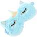 GLEAVI 2pcs Cartoon Sleep Masks - Plush Eye Masks for Kids & Adults - Sky Blue Blindfolds for Comfortable Night Sleep - Buy Online on GoSupps.com