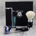 4 Pc Men's Shaving Kit | 5 Edge Razor White Badger Hair Brush Stand & Alum Pencil - Perfect Grooming Set - Buy Online on GoSupps.com