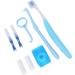 Orthodontic Care Set - Braces Cleaning Brush Interdental Brush Wax Tools & Dental Floss Retractor for Optimal Oral Hygiene - Buy Online on GoSupps.com