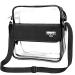 Clear Crossbody NFL, NCAA, BTS, PGA Stadium Approved Shoulder Bag Waterproof Transparent Purse with Adjustable Shoulder Strap