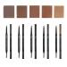 BBIA Last Auto Eyebrow Pencil - Slim 7 Colors Waterproof Dual-Sided Brush Ultra Fine Brow Definer for Perfect Eyebrows - Korean Makeup (04 Chocolate Brown - Buy Online on GoSupps.com