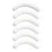 uxcell 6 Pcs Eyelash Curlers Refill Pads Flexible Eye Lash Replacement Curler Cushion Mats Replaceable Rubber Universal Curler Refills Makeup Tool for Women Lady White