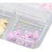 Nail Art Decals Lightweight Resin Nail Ornaments Attractive Easy To Install Multiple Colors with Storage Box for Daily Makeup - Buy Online on GoSupps.com