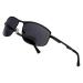 BFOCO Bifocal Sunglasses for Women Men Reading Sunglasses with Spring Hinge Readers (Gunmetal 2.00) Sg801-gunmetal 2.0 x