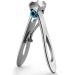 KVSERT 2X Nail Clipper Set Thick Toenail & Fingernail Cutter with Wide Opening Stainless Steel Kit for Men & Women Silver - Buy Online on GoSupps.com