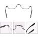 Kokobin Half-Frame Reading Glasses - Metal Crescent Lens +1.5 | Spring Hinges for Men & Women | 3-Pack Narrow Readers - Buy Online on GoSupps.com