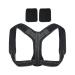 Mobestech 1 Set Belt Portable Upper Brace Adjustable Strap Posture Harness Adjustable Accessory Straightener Power Supply Ribbon Major 24x17cm Black