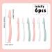 6PCS Fold Eyebrow Razors & Dermaplaning Blades Kit for Women and Men - Buy Online on GoSupps.com