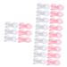 FRCOLOR 48 Pcs Double Hole Splitter Straightener Big Correctors Spacers Correct Bunions Crooked Orthopedic Bunion Splint Pads for Adults 5.6x2cmx4pcs As Shownx4pcs