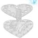 Mikinona 1pc Nail Art Penholder Nail Art Brush Holder Makeup Pen Stand Art Painting Pen Stand Manicure Pen Holder Pen Display Stand Holder No Bend Hair Clips Heart-shaped Makeup Brush 8.7x8.5cm Silver - Buy Online on GoSupps.com