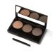 Durable Eyebrow Powder Palette - 3 Color Waterproof Eyebrow Makeup for Perfect Brows - Buy Online on GoSupps.com