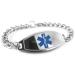 Pre-Engraved & Customized DNR Alert Medical Bracelet Blue