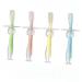 Homsfou 4-Piece Infant Training Toothbrush Set - Silicone Newborn & Toddler Toothbrushes for Gentle Teeth Cleaning - Buy Online on GoSupps.com
