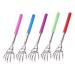 Beavorty 5st Tail scrapers travel back scratcher itching scratch massage device Tool back scratches with long handle pull-out back scratch portable scrapers rear fold tickle