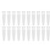 Cyrank 20pcs Electric Shaver Cleaning Brushes PP Handle Soft Nylon Bristles Clipper Cleaning Brush For Computer Accessories