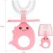Kids U-Shaped Toothbrush 2-Pack - Soft Silicone Brush Head, Cover, 360 Oral Cleaning - Ages 2-6 - Buy Online on GoSupps.com