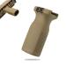 Seuly universal vertical front handle angled ergonomic handle vertical nylon AFG1 handle for 20 mm picatinny rail system handle accessories