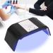 12 LED Nail Polish Dryer - Black Gel Curing Light for Home & Salon Nail Art - Buy Online on GoSupps.com