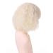 Short Corn Curly Wavy Blonde Wig for Women | Halloween Cosplay Party Wig with Bangs - International Shipping Available - Buy Online on GoSupps.com