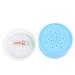 Frcolor powder box with tassel loose powder can baby powder container body powder can travel container empty cosmetic container at home trip blue