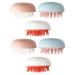 Beaupretty 6 Stk Shampoo brush hair accessories hair accessories Massage brush shower body bathing brush cleaning brush shampoo-brush with double usage purpose hair brush tools for the shower