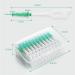 JOCXZI Interdental Brush - 200 Soft Silicone Brushes for Effective Tooth Cleaning | Portable Dual-House Floss Stick (Green) - Buy Online on GoSupps.com