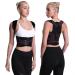 Invisible Posture Corrector Back Support Shoulder Neck Clavicle Spine Brace Teenage Students Hunchback Correction Men Women Adjustable Posture Fixer Tape (Color : Black Size : X-Large) X-Large Black