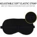 Silk Sleep Mask & Blindfold Soft Eye Mask with Adjustable Head Strap Deep Rest Eye Masks for Sleeping Night Eyeshade Eye Cover for Travel Shift Work & Meditation (Deep Blue) - Buy Online on GoSupps.com