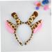 Christmas Elk Headband Cute Giraffe Headband for Kindergarten Activities Christmas Costume Decoration Khaki 1 Pc Hair Accessories - Buy Online on GoSupps.com